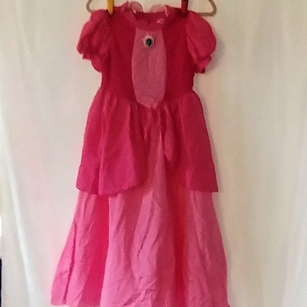 Princess Peach (8) Child Cosplay Costume Dress